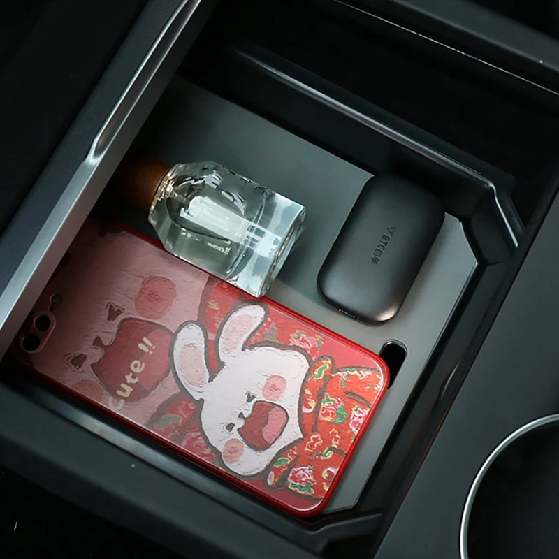 Для Tesla Model 3 Highland 2024 коробка для хранения центральная консоль Органайзер