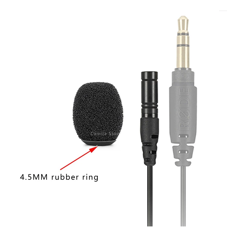 for Rode Lavalier GO Link LAV smartLaV+ Microphone head Voice interview Recording Pen Outdoor Wind Cover Shield dead cat sponge