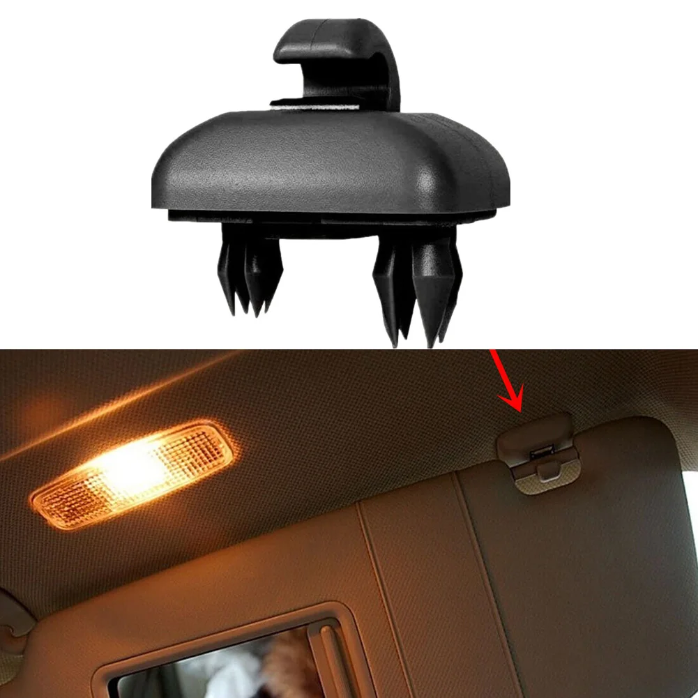 

Fit For A1 A3 A4 A5 Q3 Q5 TT S3 S4 S5 Interior Sun Visor Clip Bracket Black Auto Fastener Sun Visor Fixings
