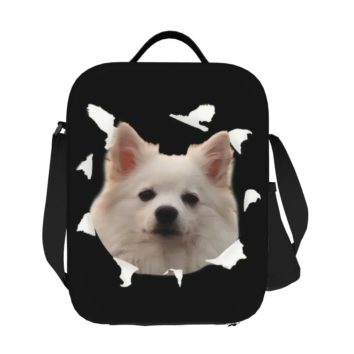 Забавная изолированная сумка для обеда в немецком стиле Spitz женщин холодильник