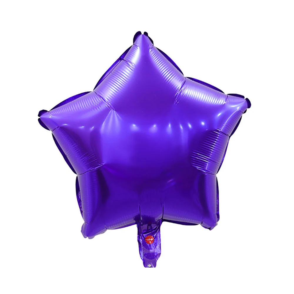 50 шт. 18-дюймовая пятиконечная звезда алюминиевая пленка гелиевый шар праздничная