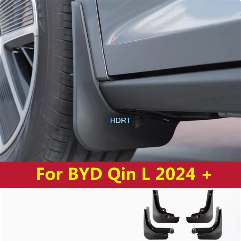 

Автомобильный Стайлинг, переднее и заднее крыло Колеса для BYD Qin L 2024 +, брызговик, грязеотталкивающий щит, брызговик, защитная крышка, декоративные аксессуары