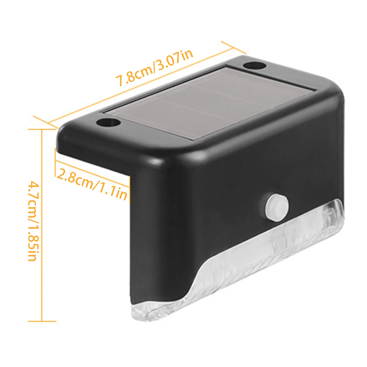 Solar LED Lights Outdoor Garden Lights IP65 Waterproof Solar Step Deck Light Lamp Sunlight Courtyard Decor solar garden lights