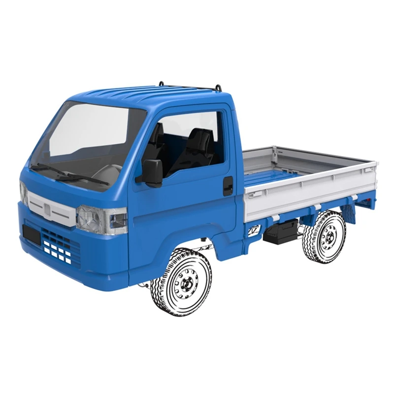 Корпус кузова радиоуправляемого автомобиля грузовика для 1/16 WPL D12 WL01 LD1297