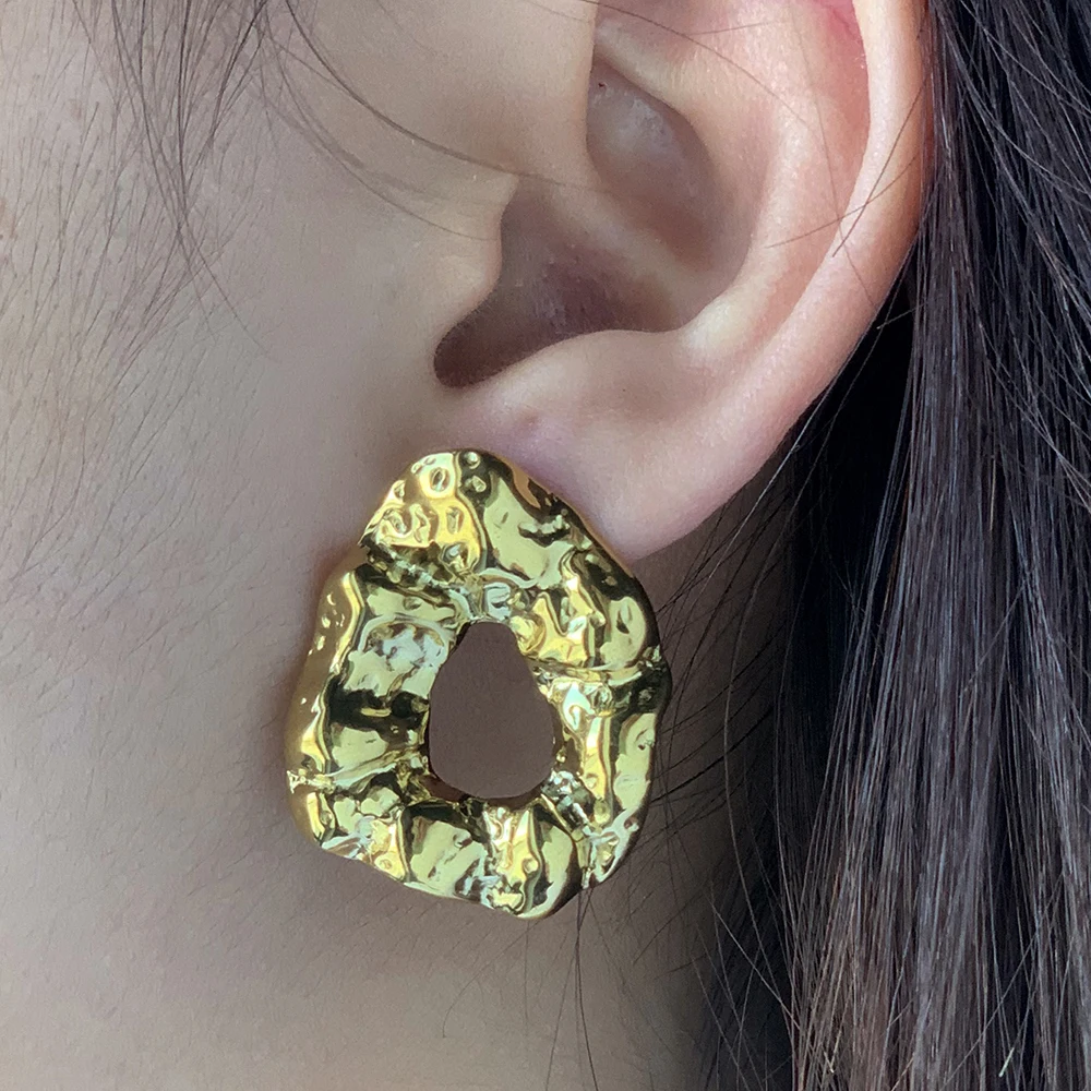 Серьги Роскошные Дизайнерские Модные женские Геометрические серьги-гвоздики