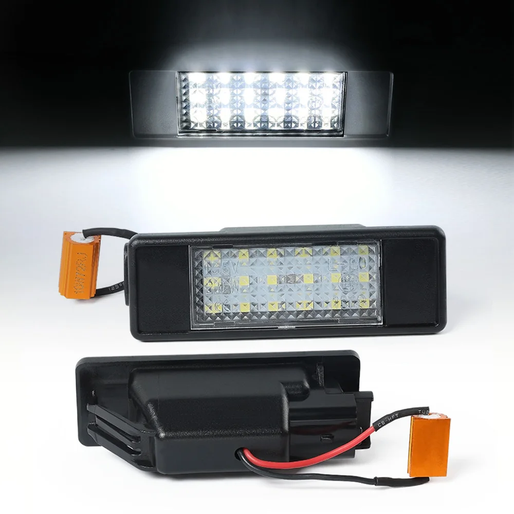 

2 шт., светодиодные лампы для номерного знака Mercedes Benz Vito W639 / Sprinter 906 / Viano W639