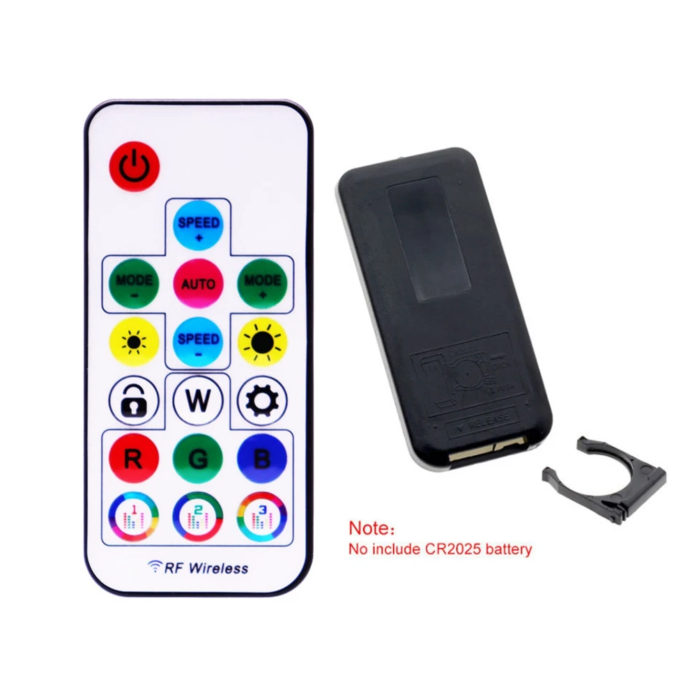 Светодиодная ленсветильник WS2812B WS2811 5050 RGB мини-пульт дистанционного управления