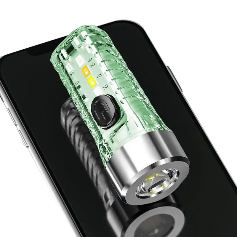 

Светильник для ключей, USB брелок для ключей, 5 яркостей, 3 светодиода, 3 вспышки, перезаряжаемый светильник для пеших прогулок