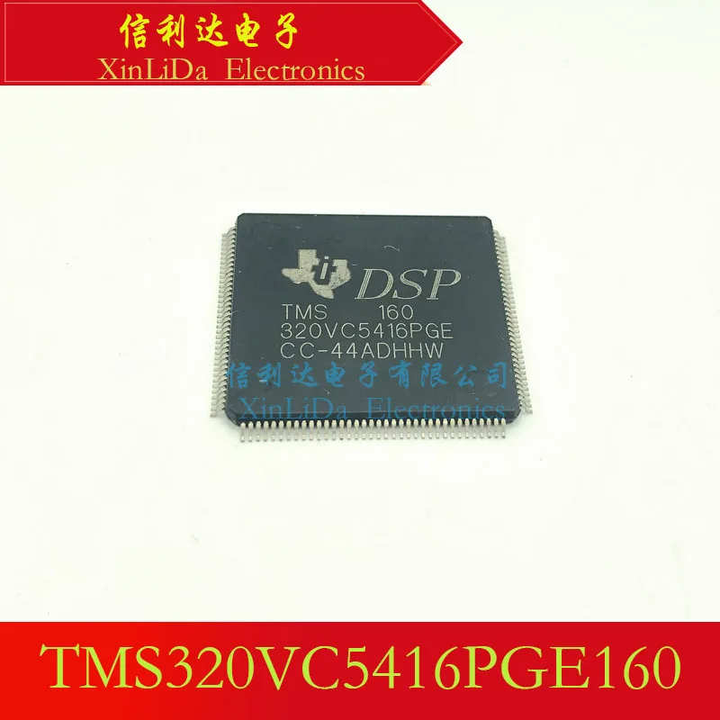 

Цифровой сигнальный процессор TMS320VC5416PGE160 320VC5416PGE QFP144, новый и оригинальный