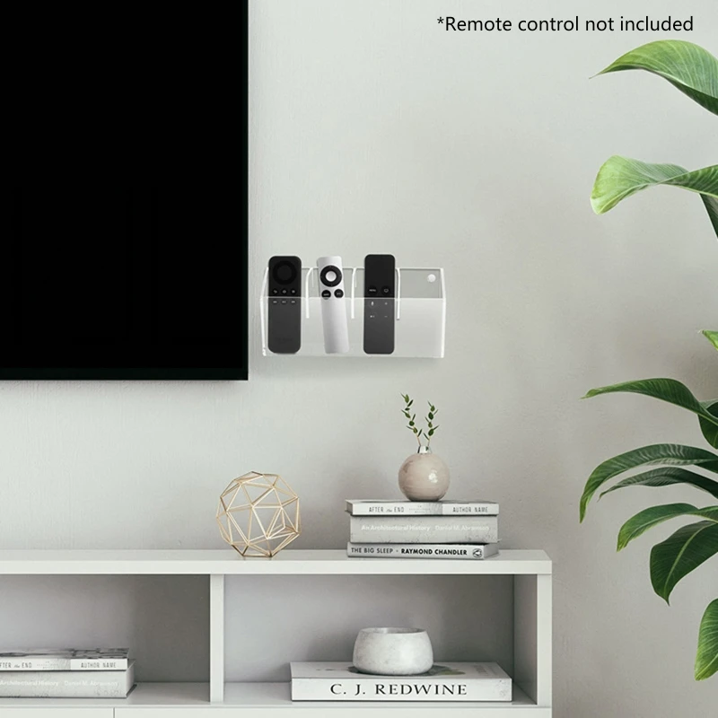 

Acrylic Hanger Storage Remote Control Bracket Home Decoration Wall-mounted Cosmetic Phone Storage Box Hanging Rack Stand