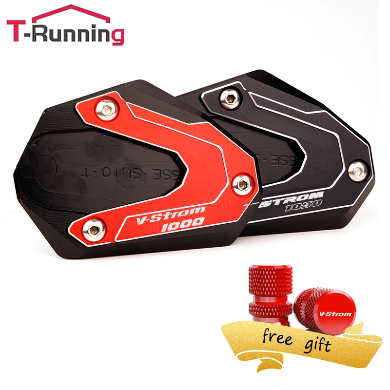 

Для Suzuki vстрома 1000 XT DL1000 2014-2020 V-дополнительный 1050xt 2020-2023 мотоциклетная подставка боковая подставка стандартные колпачки клапанов шин