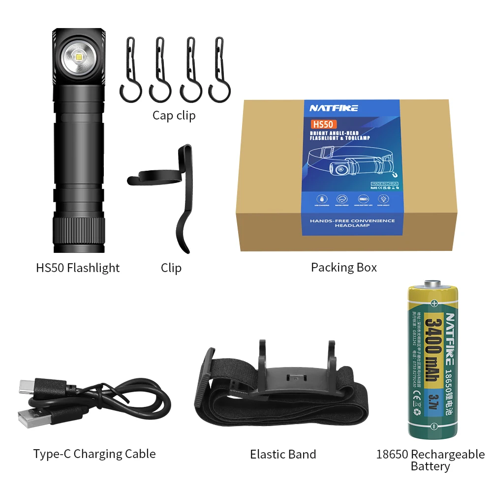 

NATFIRE HS50 велофонарь