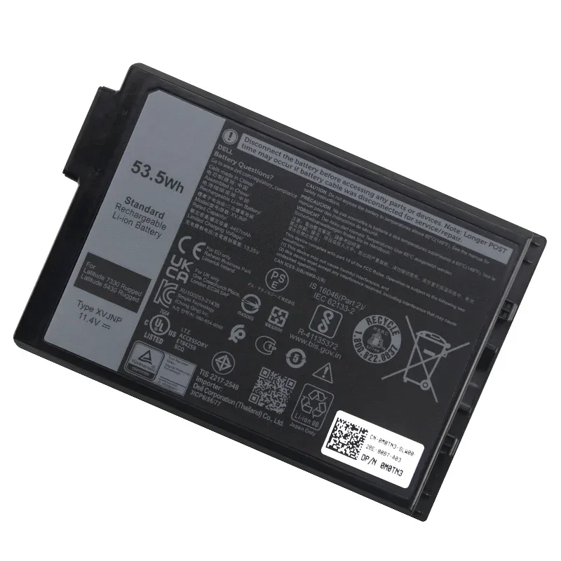 Фото Аккумулятор для ноутбука XVJNP для DELL Latiude 5430 7330 6JRCP 11,4 В 53,5 Втч Аккумулятор для ноутбука Dell №4