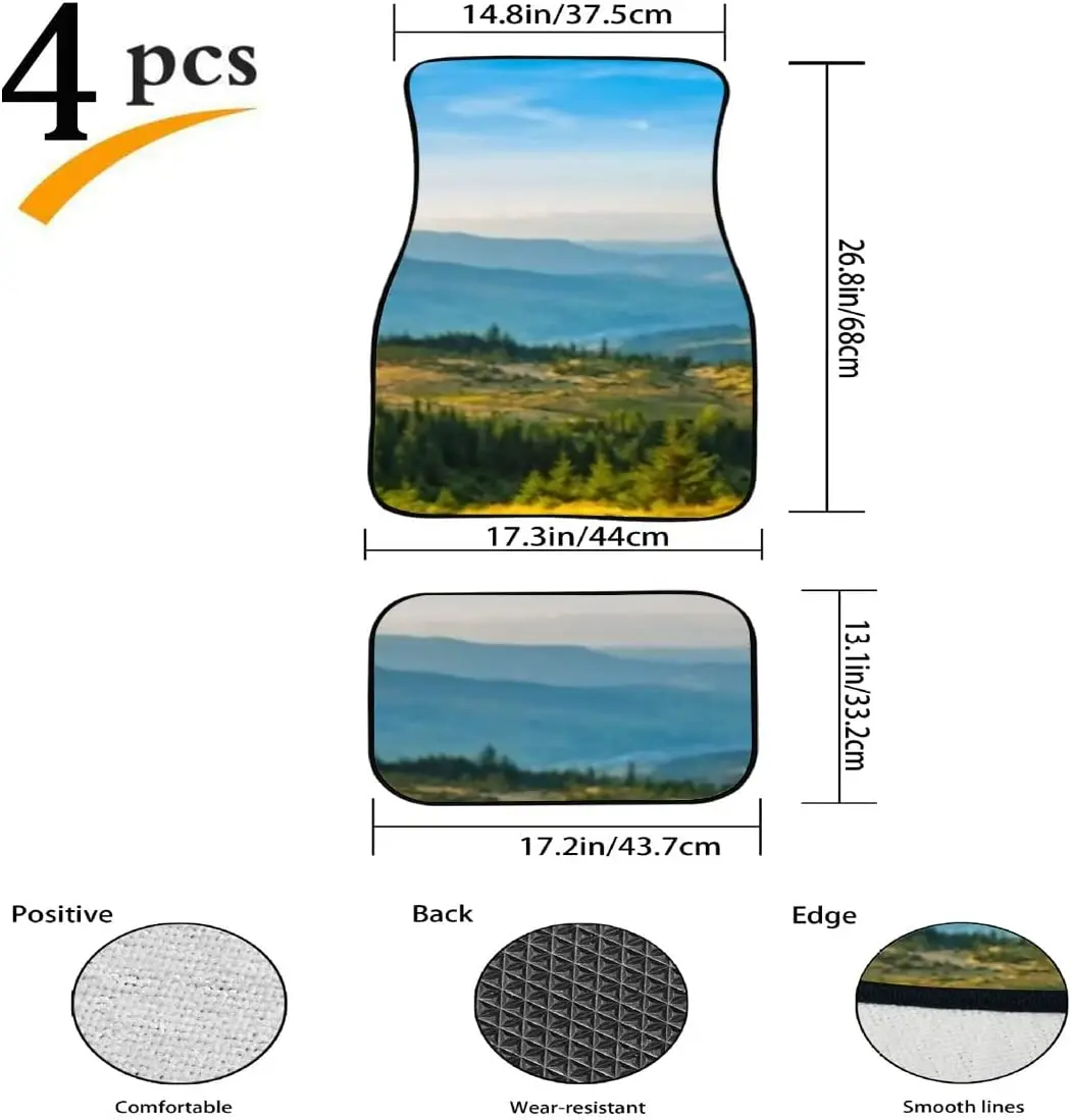 4 шт. автомобильные коврики для воздушных шаров с принтом