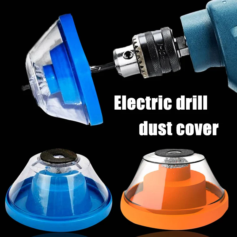 

Plastic Dust Proof Cover Bowl Hammer Drill Holes to Remove Dust Electric Power Tool Household Cleaning Accessories Home DIY