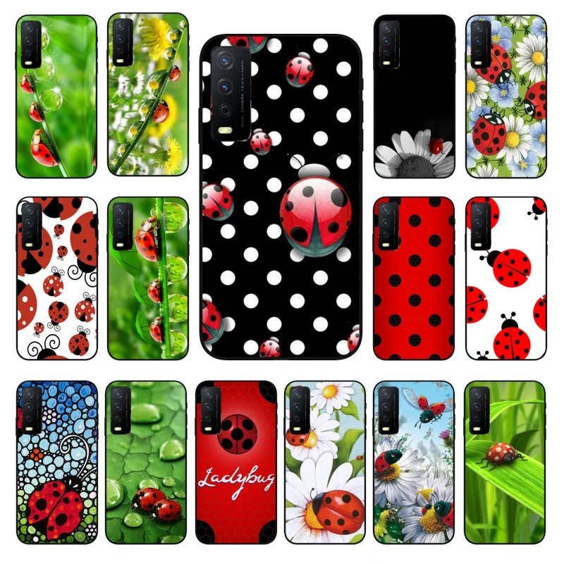 

Insect Seven-star ladybug leaf Phone Case for VIVO Y72 Y20 Y11 Y12 Y17 Y19 Y20S Y31 Y1S Y91C Y21 Y51 Y20i Y11S Y12S Y70