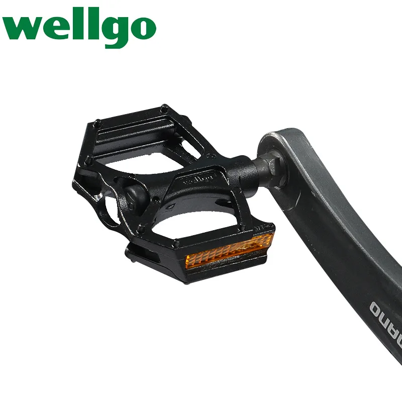 Сверхлегкие педали для горного велосипеда Wellgo MTB BMX из алюминиевого сплава горный
