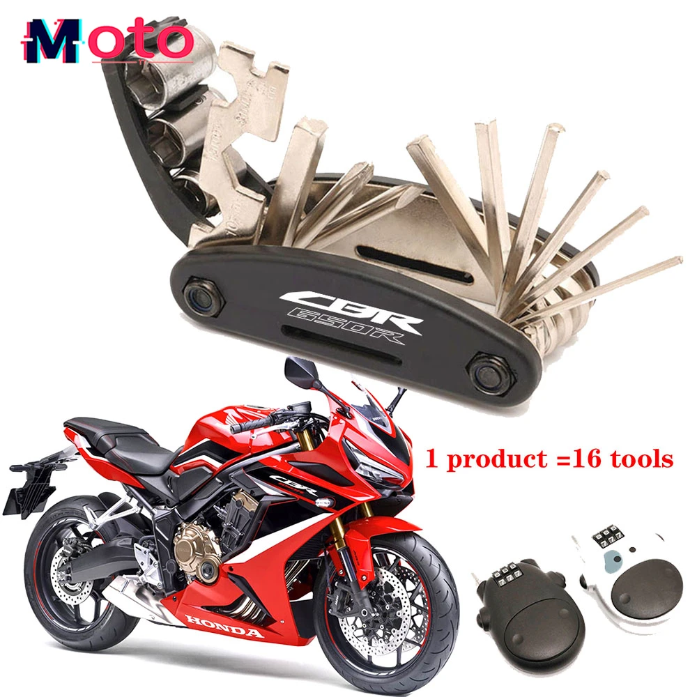 

2023 New For HONDA CBR650R CBR 650R 2018 2019 2020 2021 2022 Motorcycle Accessories Tool Repair Screwdriver Set & Helmet lock
