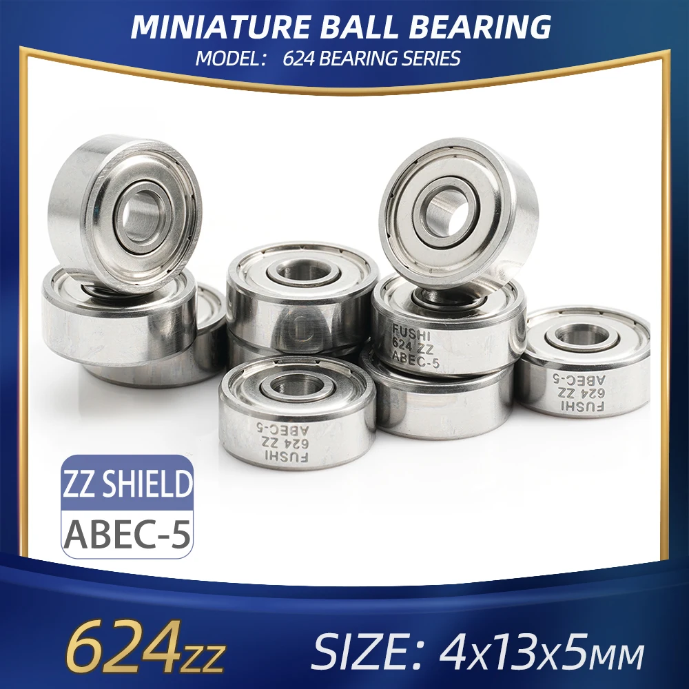 

FUSHI 624 ZZ подшипники 4x13x5 мм 10 шт.