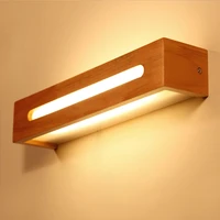 modern real wood wall lamp for bedside study living room table kitchen mirror wardrobe aisle stairway indoor home decoration