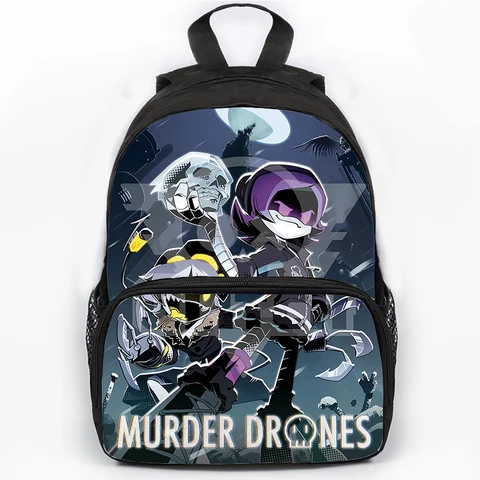 Рюкзак для дронов убийства, легкие школьные сумки, походный рюкзак для путешествий, сумки для дронов, рюкзаки с героями мультфильмов ужасов для мальчиков и девочек
