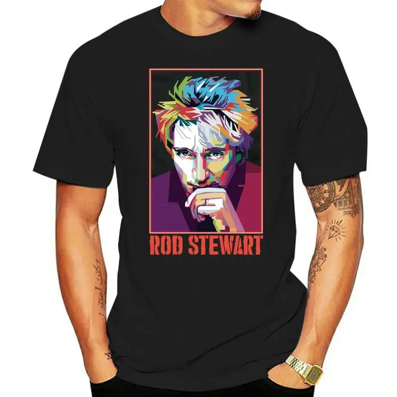 Rod Stewart T-Shirt Greatest American Best Record Hits Adult & Kids Tee Top Large Size Tee Shirt
