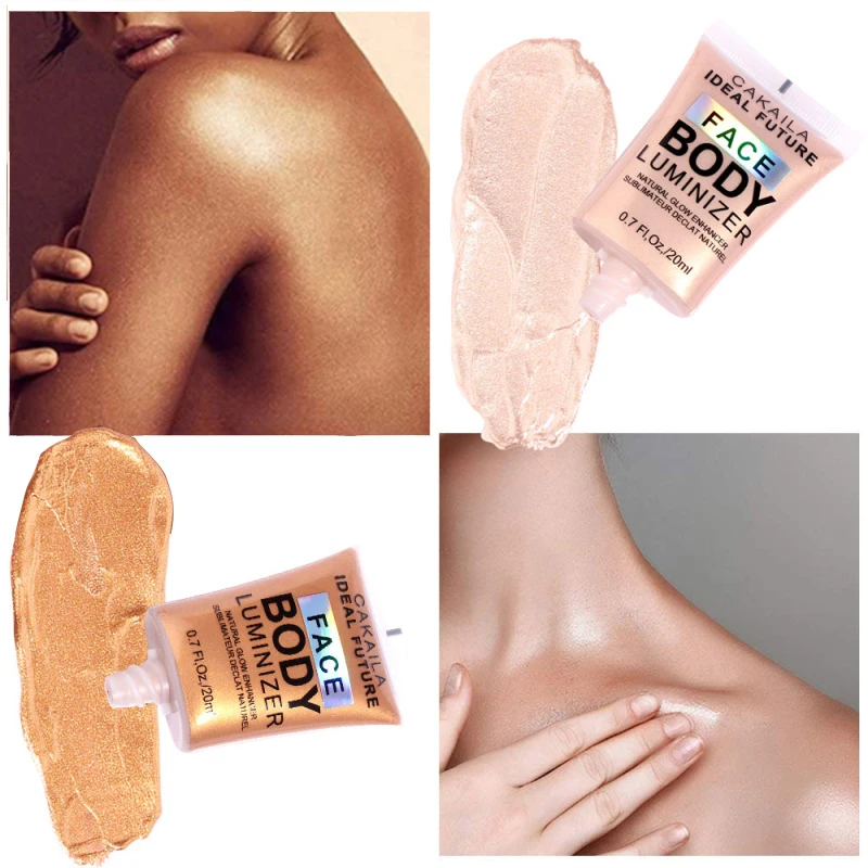 

CAKAILA Makeup Highlighter Face Brightener High-light Lying Silkworm Brightening Eye Shadow Liquid Foundation Concealer Lasting