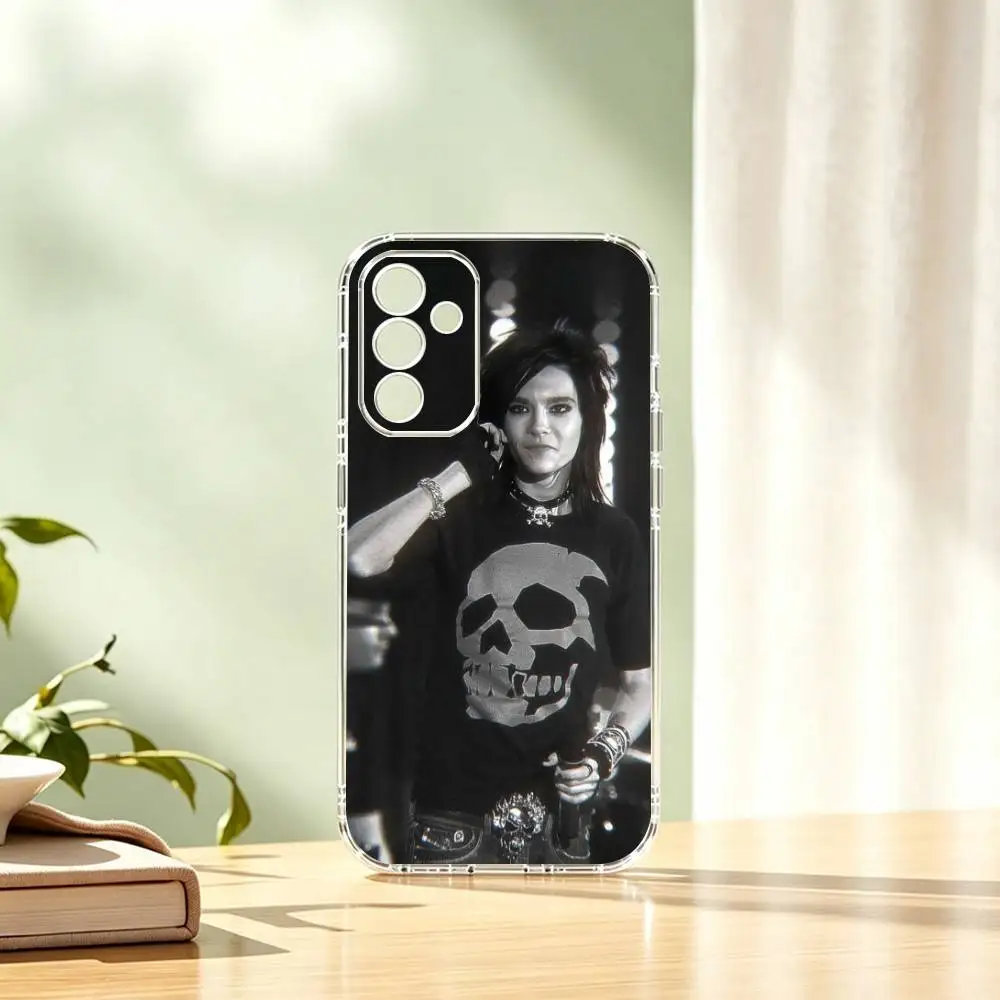 Фото Чехол для телефона Bill-Tom Kaulitz Tokio Hotel, прозрачный, силиконовый, мягкий, для Samsung A10, 12, 20, 21S, 30, 31, 40, 50, 51, 52, 70, 71 №5