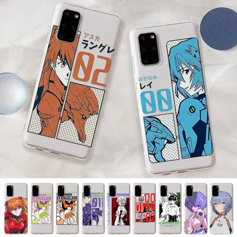 

Babaite BANDAI Neon Genesis Evangelion Phone Case for Samsung S20 S10 lite S21 plus for Redmi Note8 9pro for Huawei P20 Clear