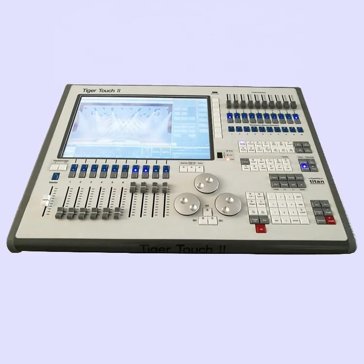 

Консоль DMX512 2048CH/4096CH/6144CH Titan v11.0 V11.1 версия для сцены дискотевечерние DMX512 Консоль 2 Tiger Touch II DMX DJ контроллер