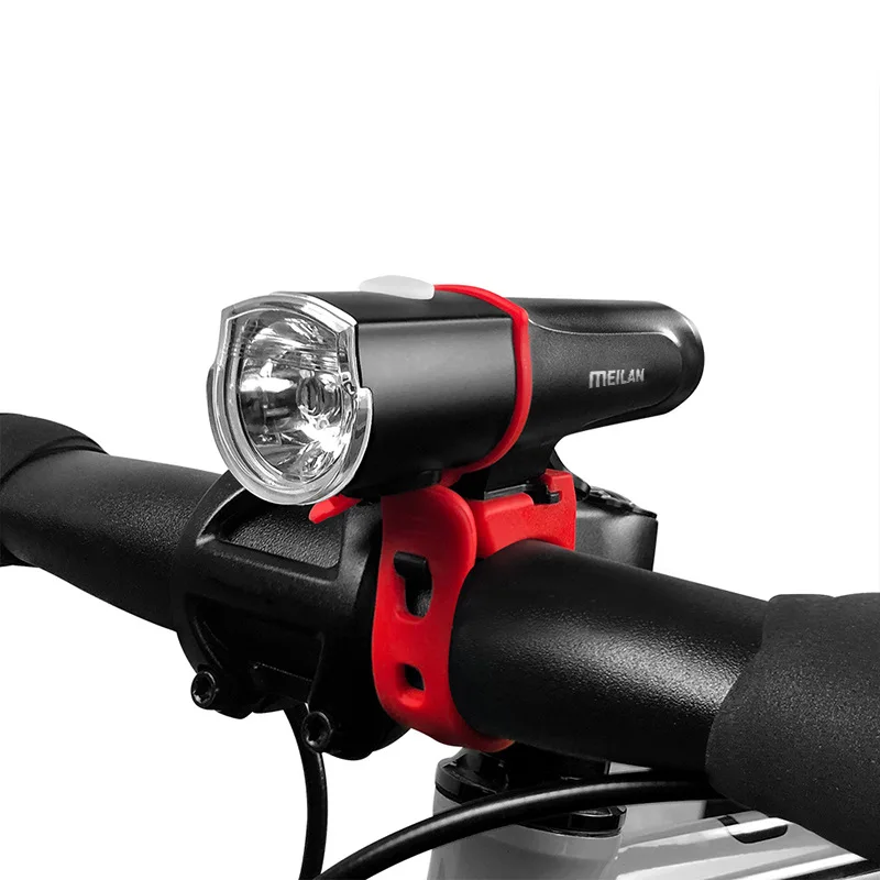 

Ultra Bright 240lumen Rechargeable Bicycle Accessories Light Cycle Front Lamp Powerful LED Bike Light Black Waterproof