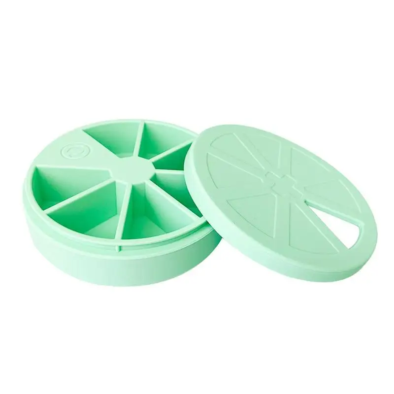 

Round Pill Organizer Round 7-Day Pill Medicine Vitamin Organizer Silicone Pill Organizer Friendly To Hold Vitamin Cod Liver Oil