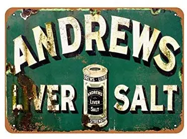 

Rustic Andrews Liver Salt Vintage Look Metal Sign