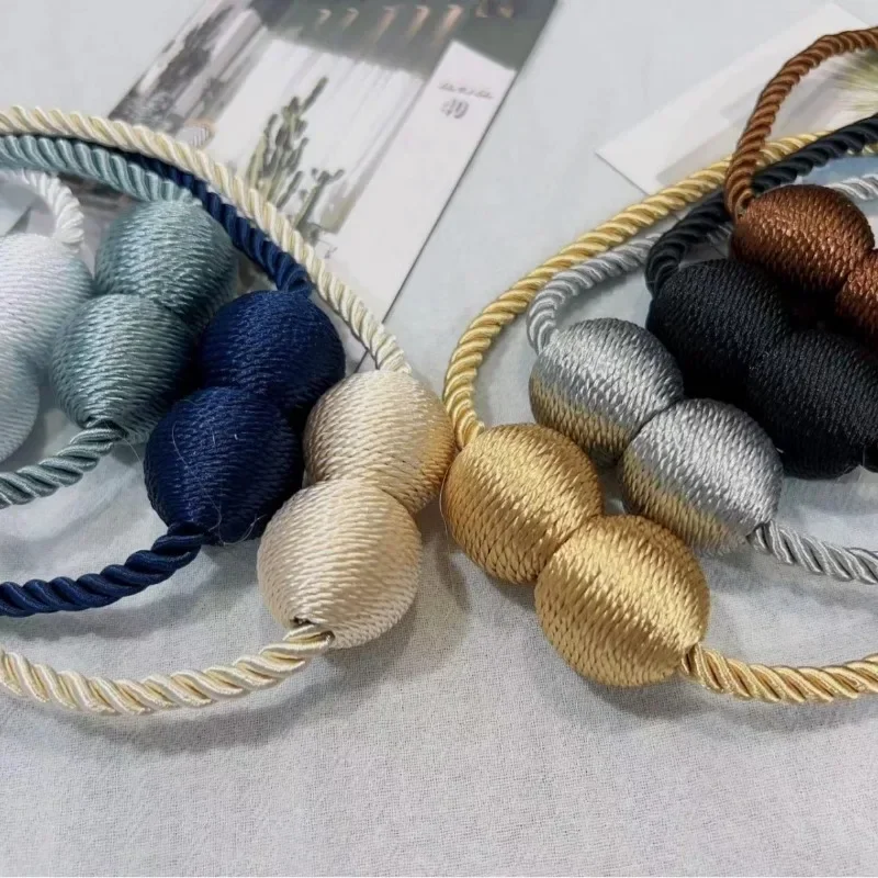 1 шт. Завязки для штор с прочными магнитными декоративными драпировками завязки