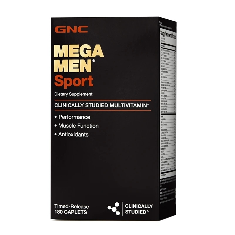 Mega Men Sport Performance Muscle Function Antioxidants 180 Caplets