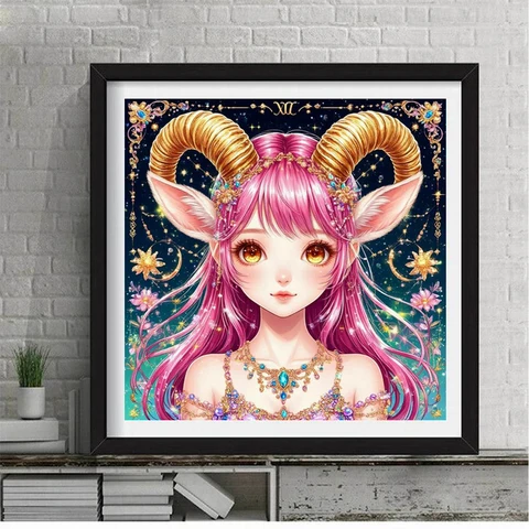 Алмазная живопись Fatcat Constellation Cartoon