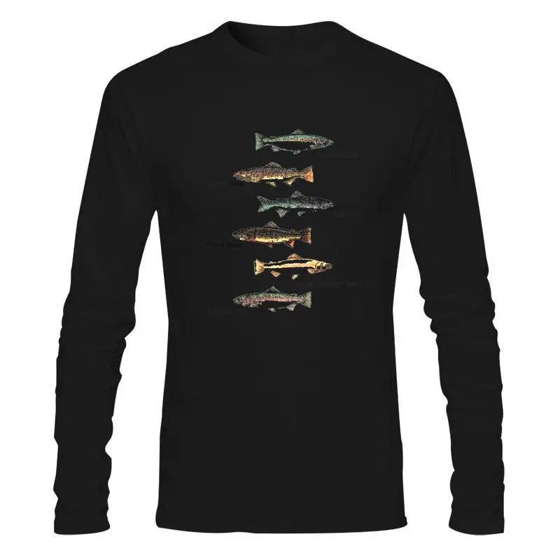 

Man Clothing 100% Types Of Trout Fisher Species Collection Fishinger T-Shirt