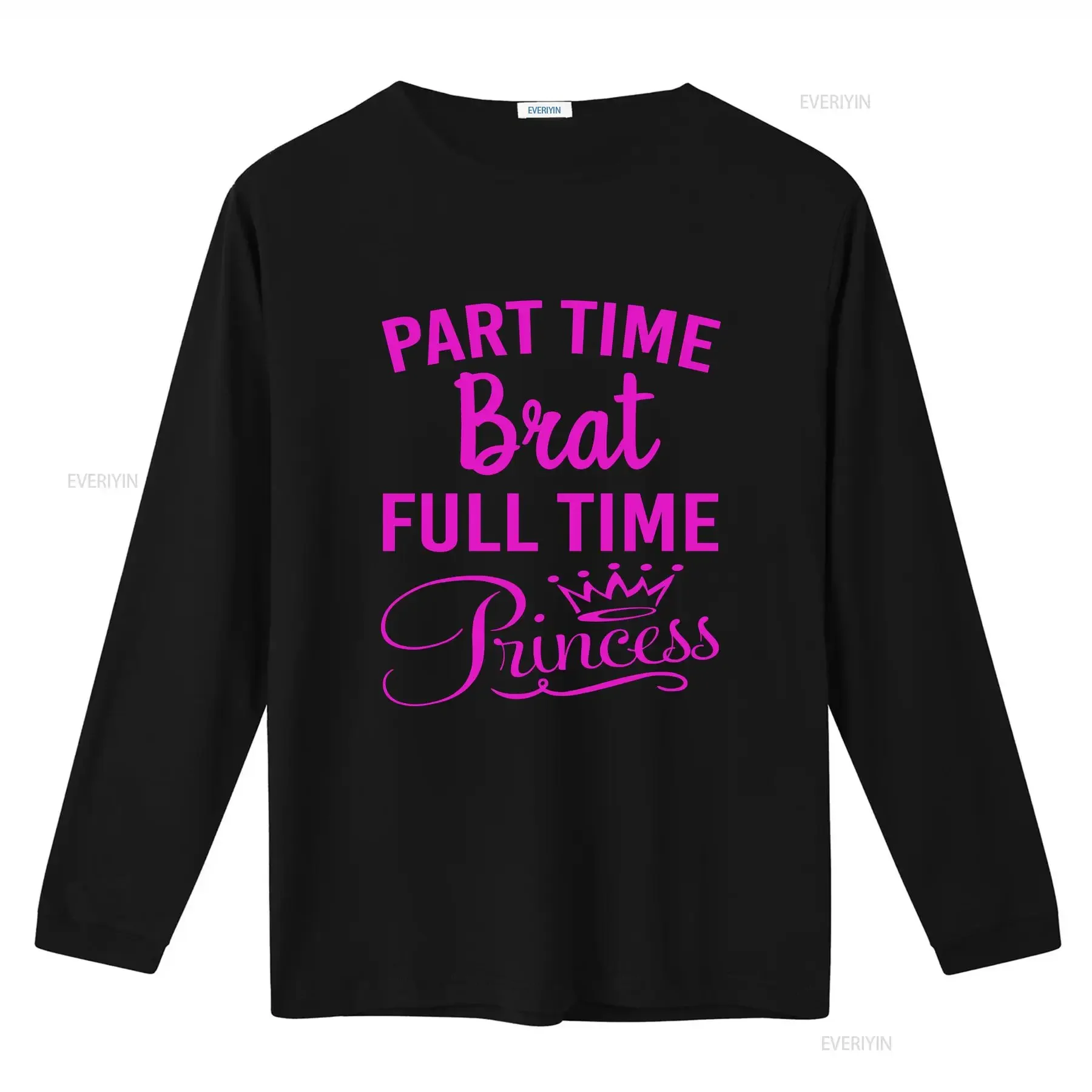 Фото Sassy Princess High Maintenance Brat Troublemaker, милая футболка с мемами, винтажный потертый топ для повседневной носки, слегка универсальный №3