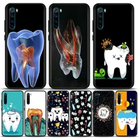 beautiful beautiful tooth phone casefor redmi k40 k40s k50 6 6a 7 7a 8 8a 9 9a 9c 9t 10 10c pro plus gaming silicone case