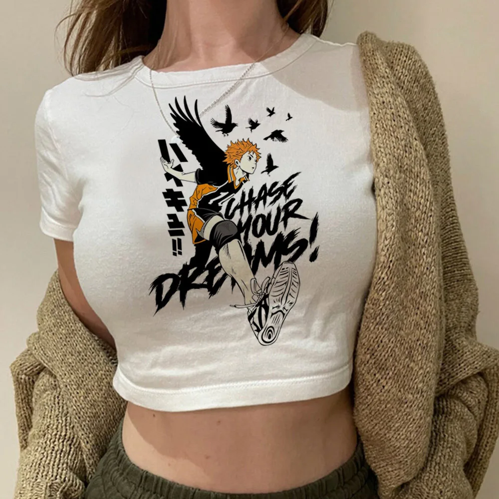 Haikyuu волейбол Voleibol укороченный топ 2025 гранж y2k лето 2000-х годов Shoujo стиль девушки