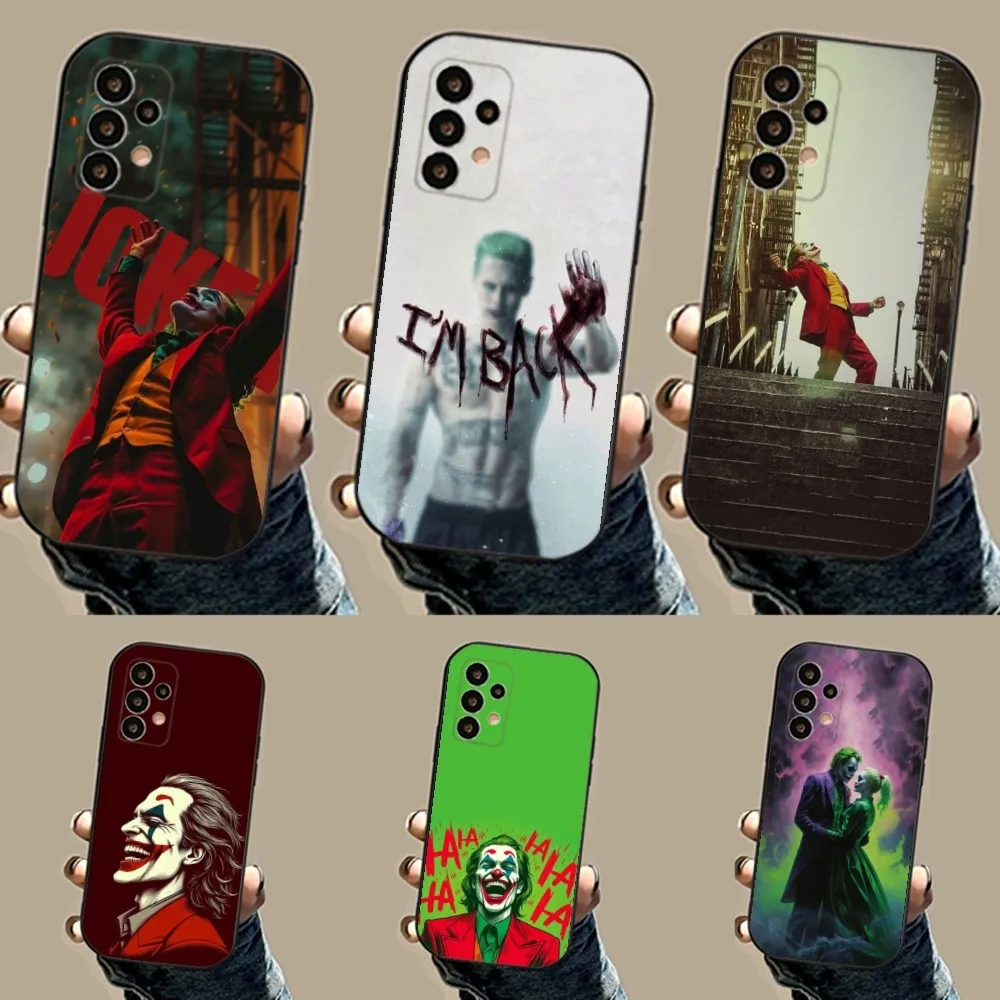 Чехол для телефона Samsung S24 23 22 30 21 10 9 Ultra Plus Lite FE 5G Cool J-Jokers C-клоун черный мягкий чехол