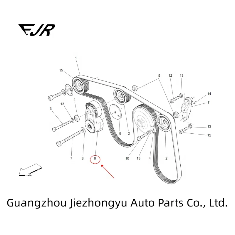 Натяжитель ремня подходит для автомобильных аксессуаров Maserati Ghibli Levante Quattroporte 278940