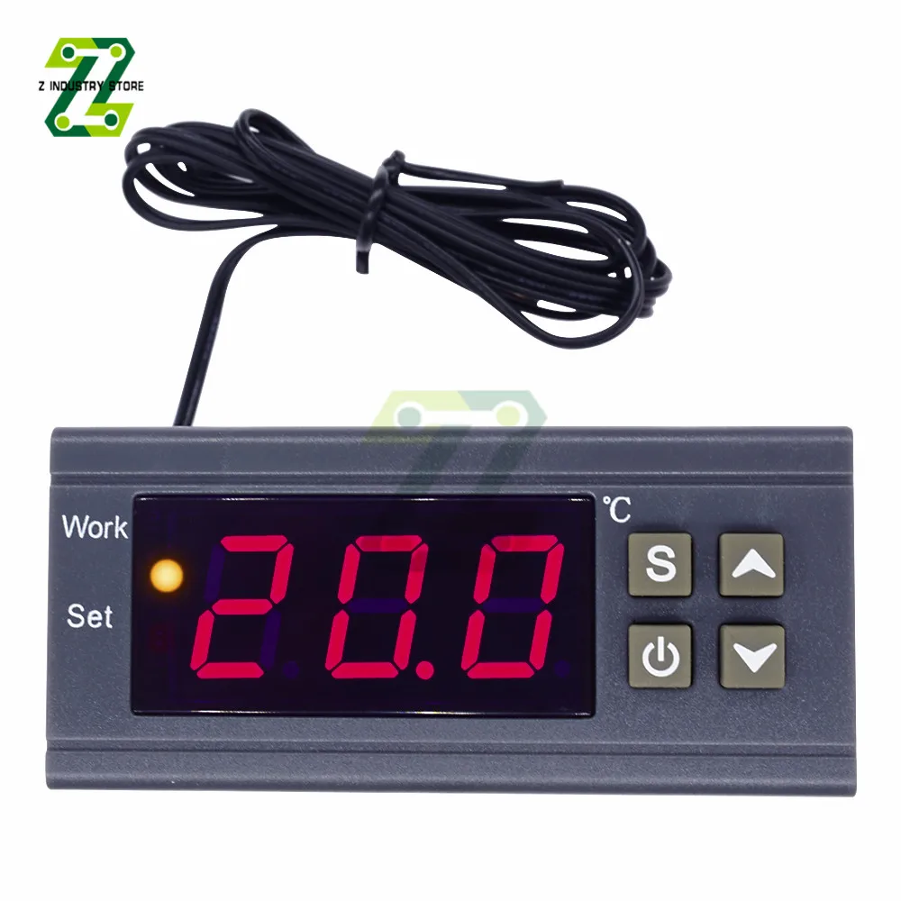 Цифровой термостат MH1210W AC 90-250V DC12V 24V 10A регулятор температуры переключатель