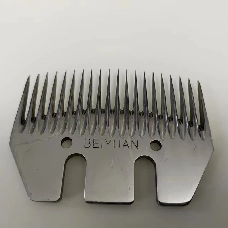 Фото BEIYUAN 20-зубые ножницы для стрижки овец, расческа, ножницы для шерсти, лезвие для коз, альпака, машинка для стрижки фермы, ножницы, детали, 1 комплект №2