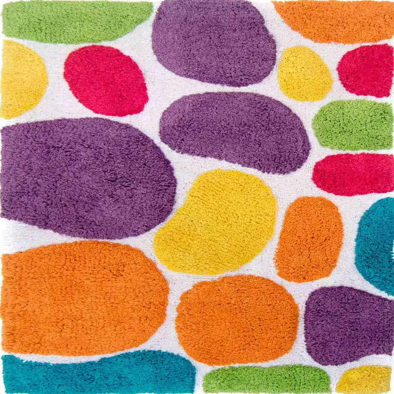 

Elegant, Bright and Multi-Colored 24"x36" Bath Runner for Comfort and Home Decoration - Perfect Choice!