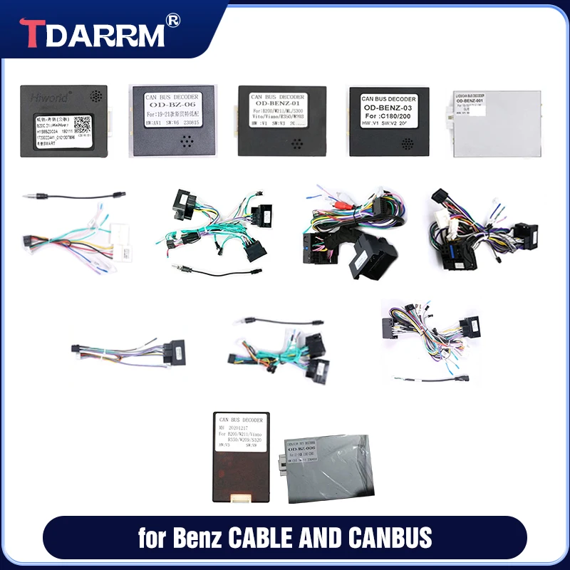 Жгут проводов для автомобиля на Android BENZ SPRINTER/VITO/GLK-CLASS/ML320/W164/W211