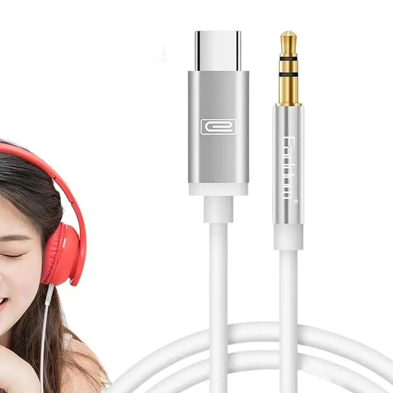 

Type C Male To 3.5mm Male Car Audio Cable Adapter USB C Type-C To 3.5mm Audio Earphone Jack For Samsung S8 For Letv 2