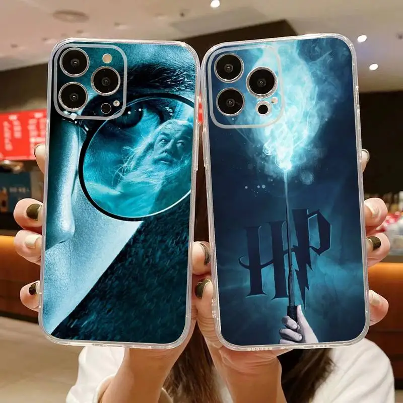 P-Potters Cartoon design-Harries Toys Phone Case For iphone 14 Plus 13 12 11 Pro Max Mini X XS XR Soft Transparent Cover