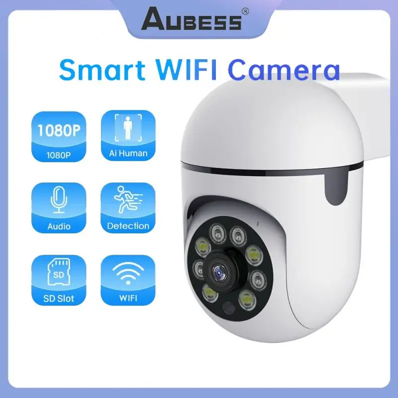 

Умная IP-камера 1080P HD, Wi-Fi, поворот на 360 градусов, ночное видение, беспроводная PTZ-камера для домашней безопасности, мини-камера наблюдения