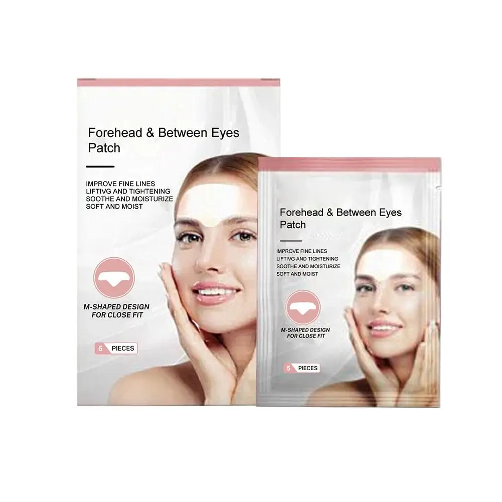 Противо морщин пластырь на лбу гелевая маска для удаления линии лба укрепляющая